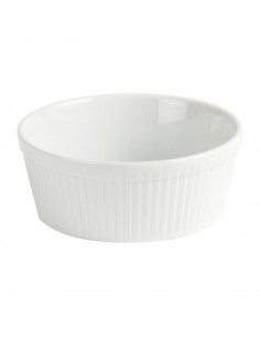 Olympia Whiteware Souffle Dishes 128mm 2