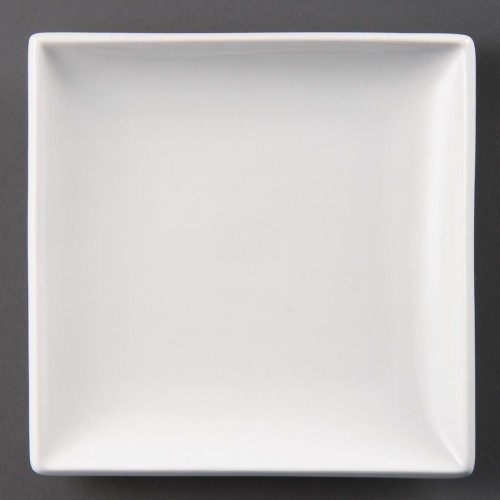 Olympia Whiteware Square Plates 240mm