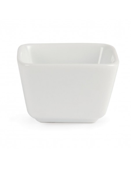 Olympia Whiteware Tall Square Mini Dishes 75mm
