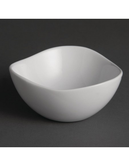 Olympia Whiteware Wavy Bowls 105mm