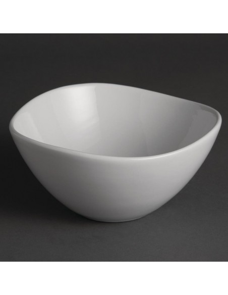 Olympia Whiteware Wavy Bowls 150mm