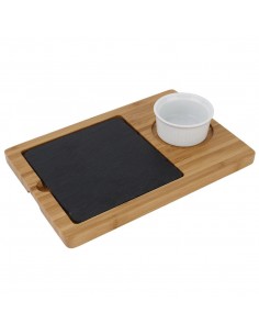 Olympia Wooden Base for Slate Platter 240 x 160mm 2