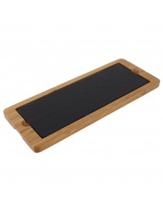 Olympia Wooden Base for Slate Platter 330 x 130mm 2