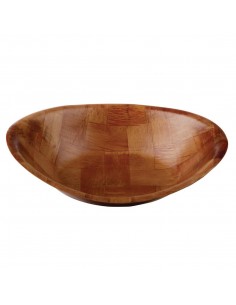 Oval Wooden Bowl Large