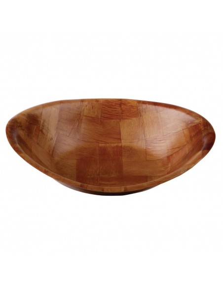 Oval Wooden Bowl Large
