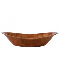 Oval Wooden Bowl Small 2