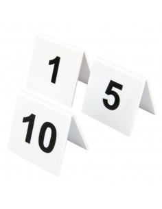 Plastic Table Numbers 1-10 2