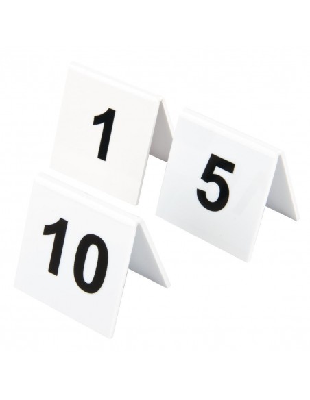 Plastic Table Numbers 1-10