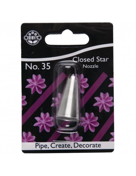 PME Closed Star Piping Nozzle 4mm