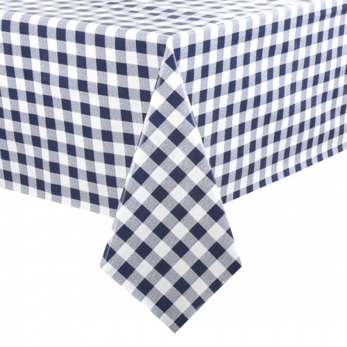 PVC Blue Check Tablecloth