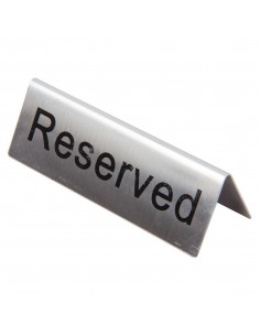 Reserved Table Sign 2
