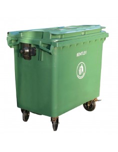 Roll Top Lid Wheelie Bin