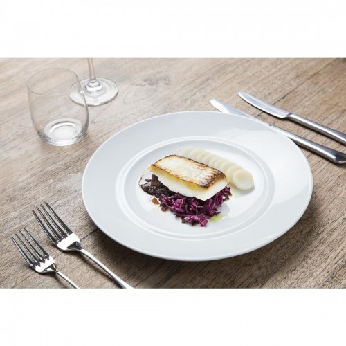 Royal Porcelain Classic White Flat Plate 230mm