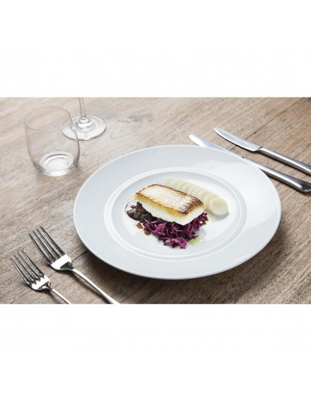 Royal Porcelain Classic White Flat Plate 230mm