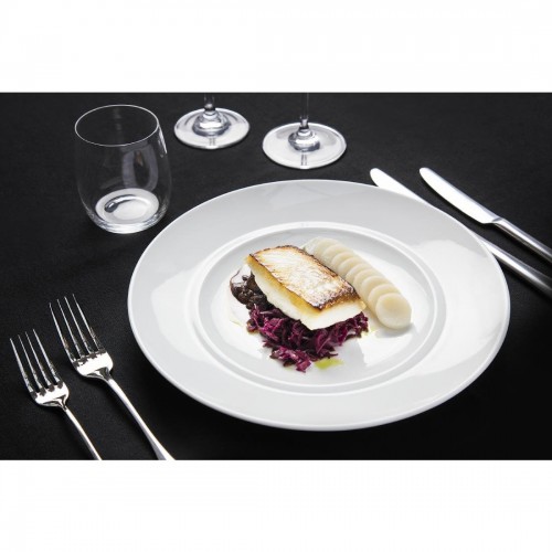 Royal Porcelain Classic White Flat Plate 230mm