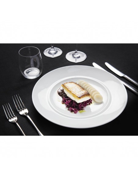 Royal Porcelain Classic White Flat Plate 230mm