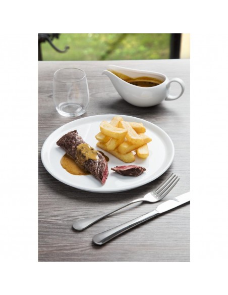 Royal Porcelain Classic White Gravy Boat 380ml