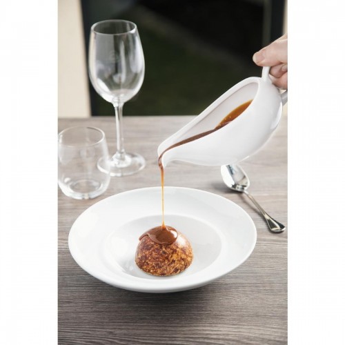 Royal Porcelain Classic White Gravy Boat 380ml