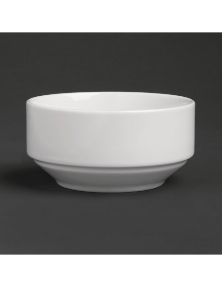 Royal Porcelain Classic White Stackable Soup Bowl 110mm