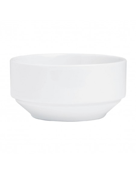 Royal Porcelain Classic White Stackable Soup Bowl 110mm