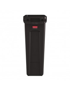 Rubbermaid Slim Jim Container With Venting Channels Brown 87Ltr 2