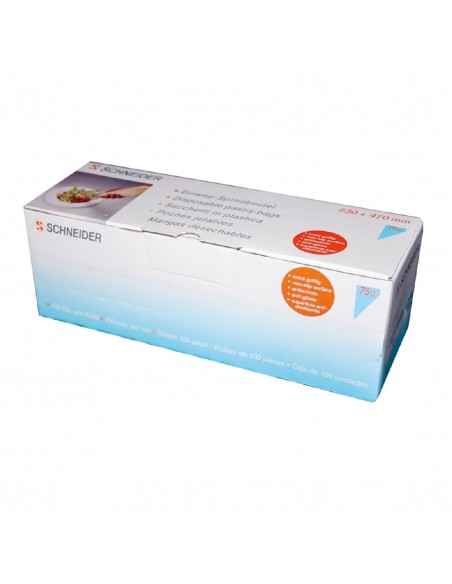 Schneider Blue Disposable Piping Bags 47cm Pack of 100