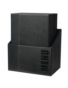 Contemporary Menu Holder Set - A4 2