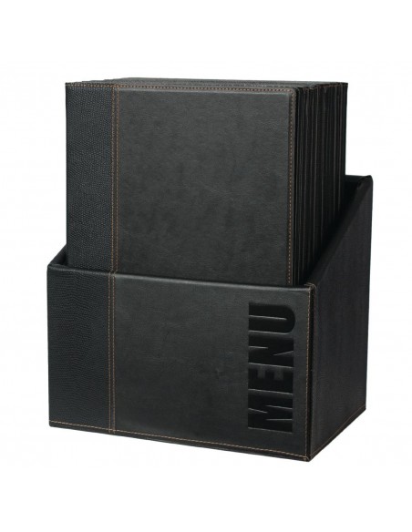 Contemporary Menu Holder Set - A4