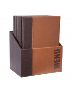 Contemporary Menu Holder Set - A4 2