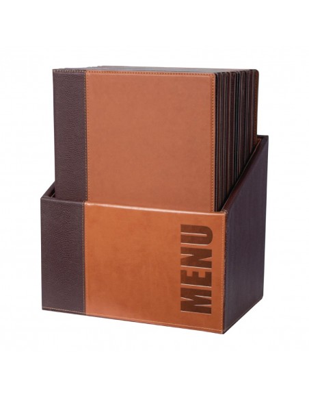 Contemporary Menu Holder Set - A4
