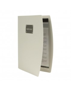 Securit Rio A4 Menu Holder Silver 2