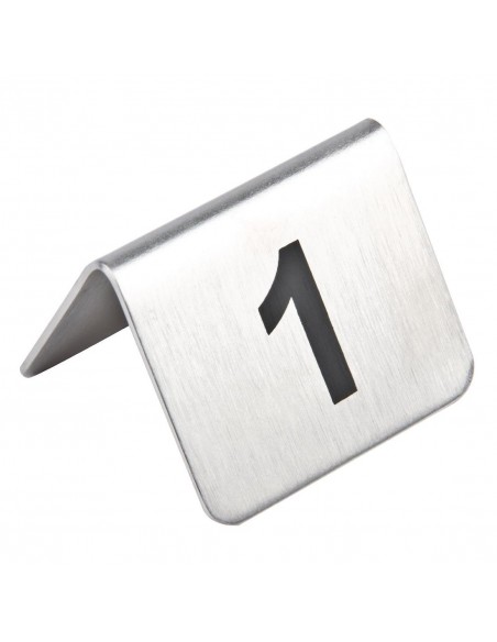 Stainless Steel Table Numbers 1-10
