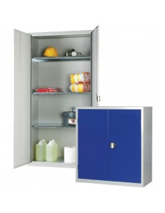 Standard Cupboard 1 Shelf Blue Doors