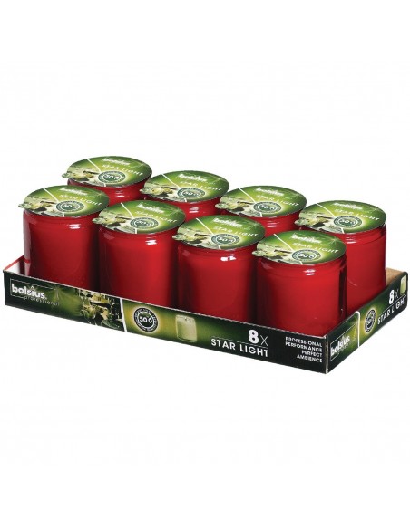 Starlight Jar Candle Red