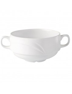 Steelite Alvo Handled Soup Bowls 284ml