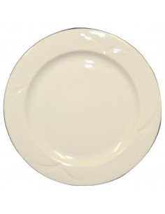 Steelite Manhattan Bianco Round Plates 252mm
