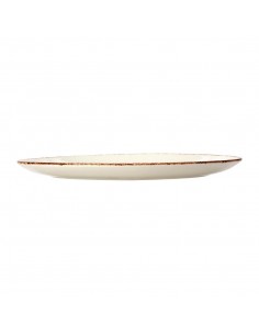 Steelite Brown Dapple Oval Coupe Plates 342mm 2