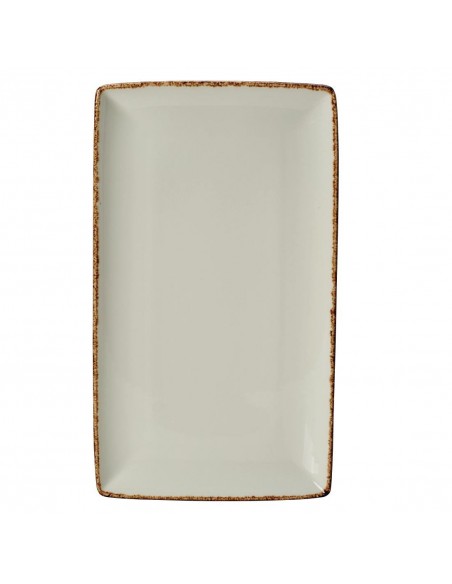 Steelite Brown Dapple Rectangle Three Plates