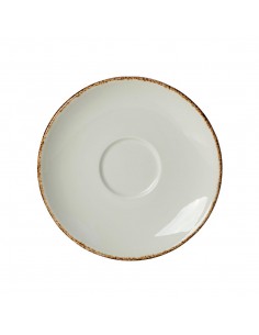 Steelite Brown Dapple Saucers 125mm