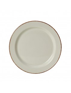 Steelite Brown Dapple Slimline Plates 158mm