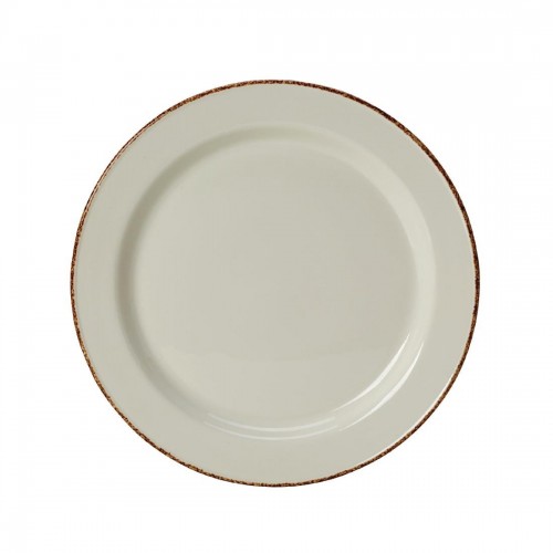 Steelite Brown Dapple Slimline Plates 158mm