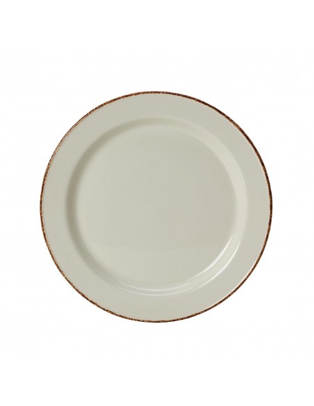 Steelite Brown Dapple Slimline Plates 158mm