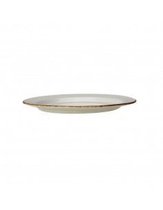 Steelite Brown Dapple Slimline Plates 230mm 2