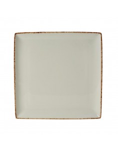 Steelite Brown Dapple Square One Plates