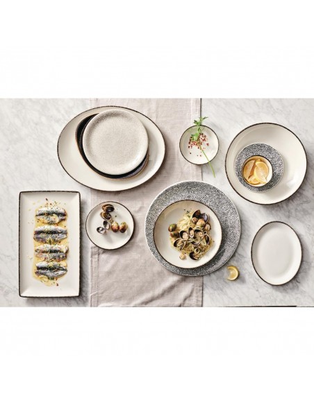 Steelite Charcoal Dapple Coupe Plates 152mm