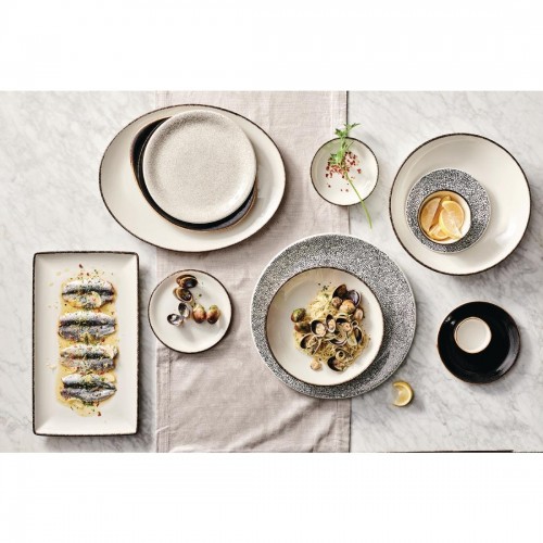 Steelite Charcoal Dapple Coupe Plates 280mm