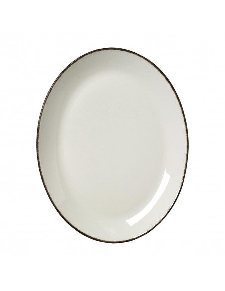 Steelite Charcoal Dapple Oval Coupe Plates 305mm