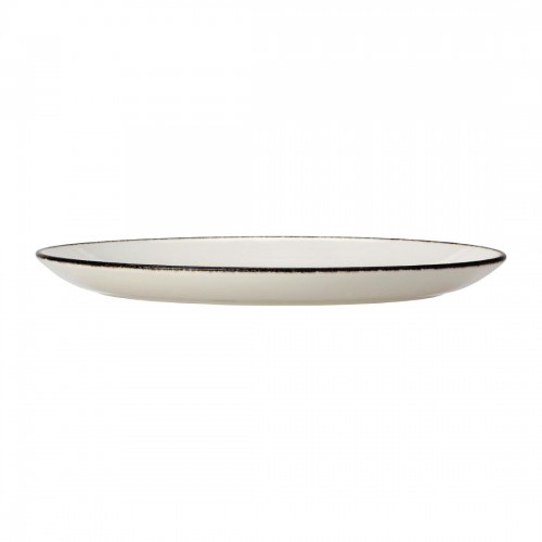 Steelite Charcoal Dapple Oval Coupe Plates 305mm