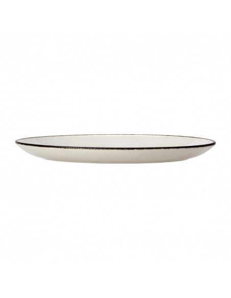 Steelite Charcoal Dapple Oval Coupe Plates 305mm