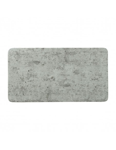 Steelite Concrete Rectangular Melamine Platters GN 1/3